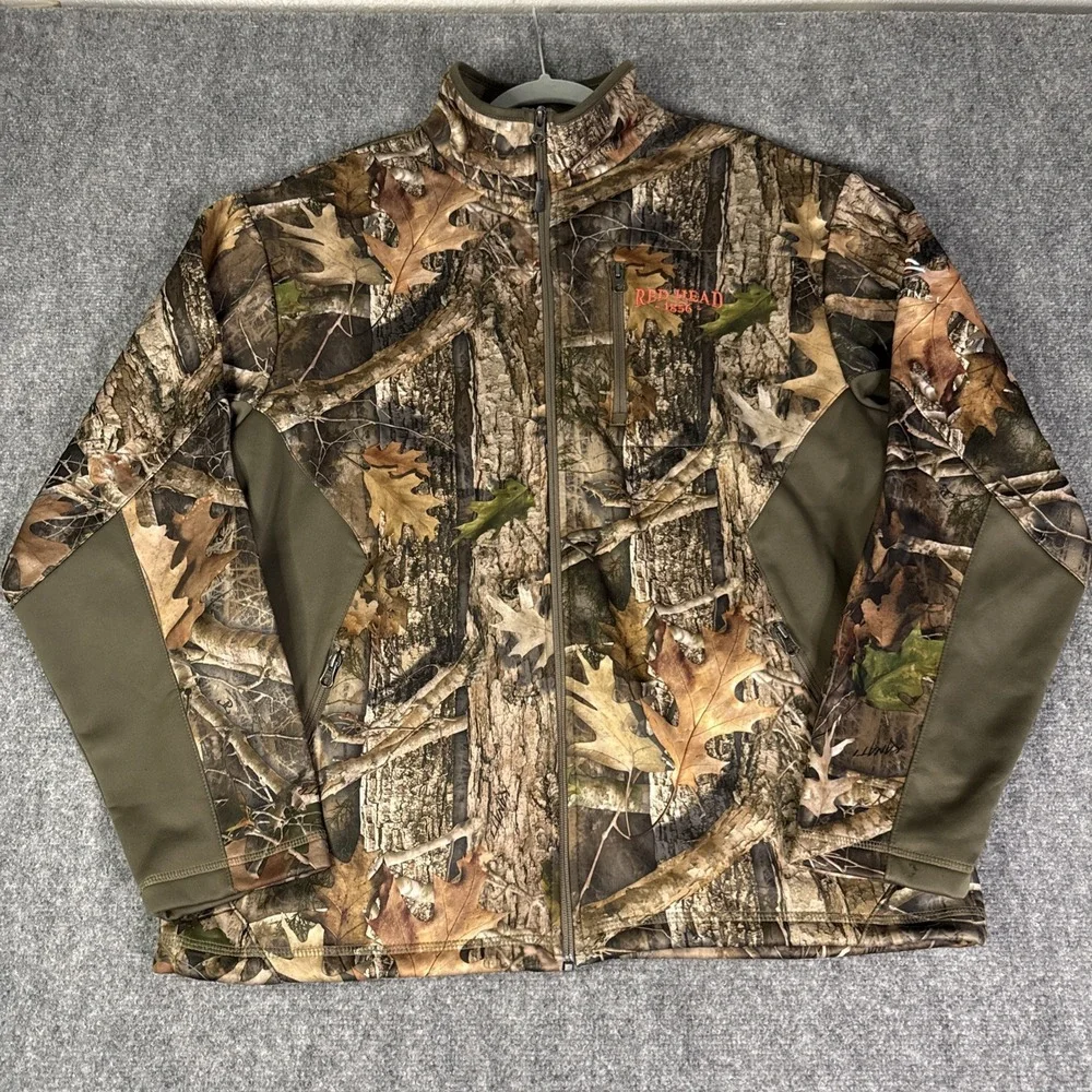 Red Head Scentinel Mens Large L Kanati True Timber Camo Full Zip Jacket Hunting